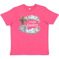 thumbnail image 3 of Inktastic Happy Easter with Cross and Flowers Youth T-Shirt, 3 of 5