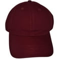 thumbnail image 2 of Baseball Hat, Unisex Low-Profile Ballcap, 100% Cotton, Adjustable Hot Pink, 2 of 2