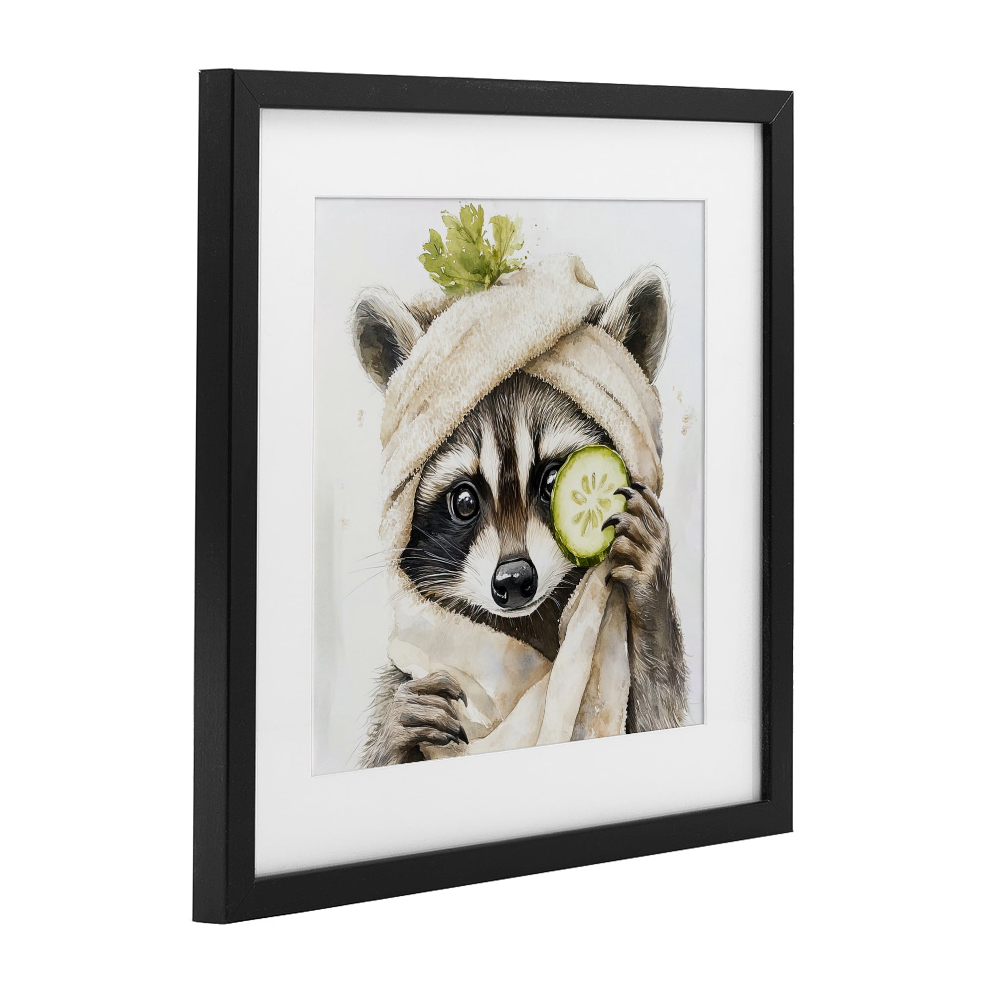 Stupell Industries Time To Depuff Self Care Black Framed Print Under Glass, design by Tina LeCour
