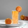 thumbnail image 5 of 12.3 Ounces/ 350ml Highball Glasses Set of 6, JOYCEMALL Vintage Style Clear Drinking Glasses Juice Tumblers & Water Cups Kit for Juice Cocktails Iced lemonade Tea Frappe Smoothies Milkshakes kitchen, 5 of 7