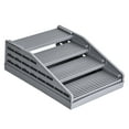 thumbnail image 2 of Milaget 4 Steps Cat Litter Box Ramp Practical Durability Nonslip Cats Litter Trapper Gray, 2 of 9