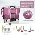 thumbnail image 4 of Gynky Travel Duffle Bag Weekender Bags for Women with Shoe Compartment Carry on Overnight Bag Gym Duffel Bag with Wet Pocket Hospital Bags for Labor and Delivery, 4 of 8