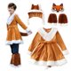 thumbnail image 5 of Vestido infantil de manga larga con cuello redondo para carnaval, con forro polar, cuello alto, gorro, cubrepiés y antifaz, de poliéster., 5 of 5
