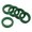 Green, variant on Key Caps Covers Rings, 15 Pack 0.9" Keys Identifiers Covers Coding Tags Marker Round Silicone Sleeve for Office House Apartment, Black