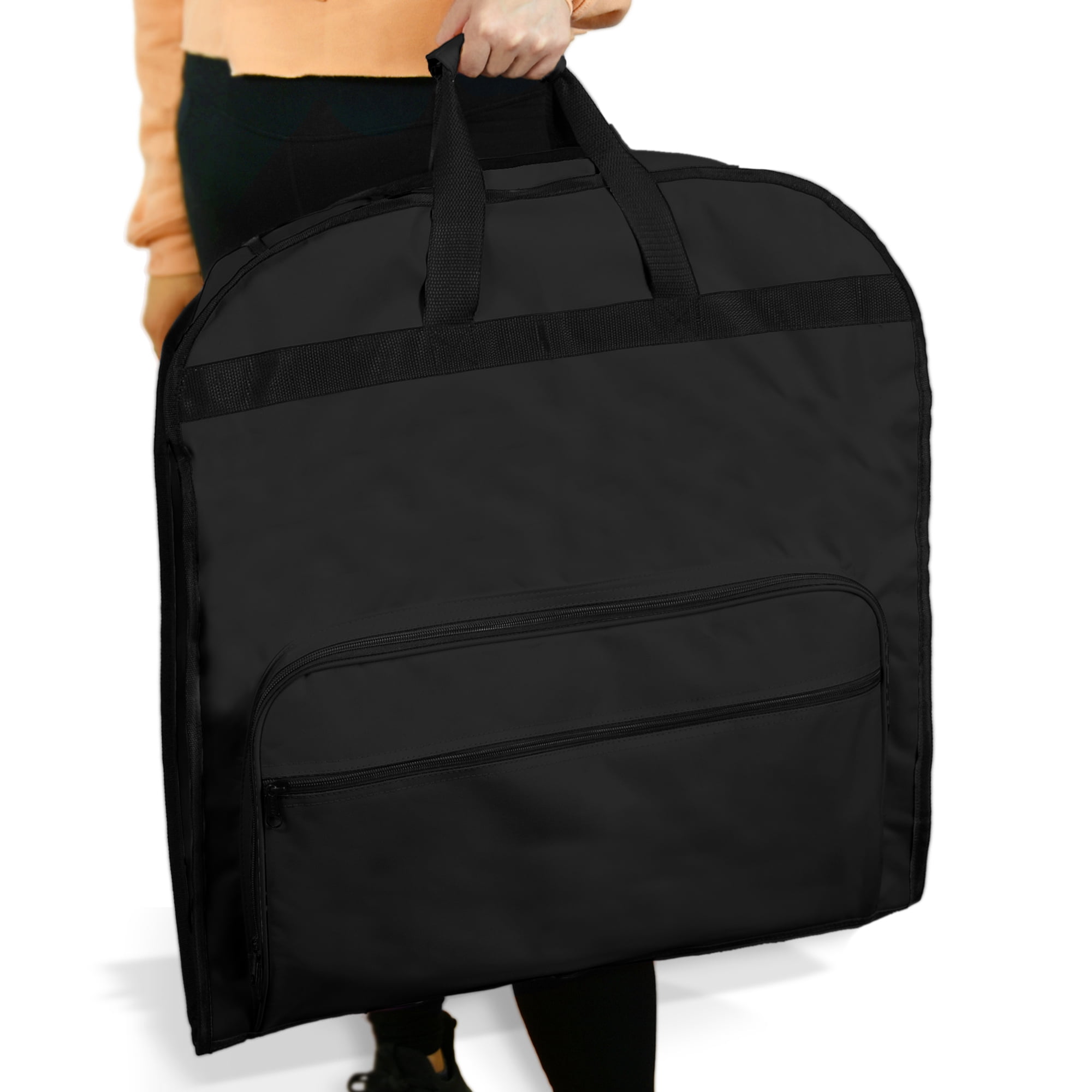 DALIX 60" Professional Garment Bag Cover for Suits Pants and Gowns Dresses (Foldable)