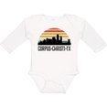 thumbnail image 3 of Inktastic Corpus Christi Texas Skyline Retro Boys or Girls Long Sleeve Baby Bodysuit, 3 of 5