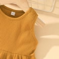 thumbnail image 4 of Lindreshi Baby Girl Dresses Toddler Kids Baby Girls Summer Cute Sleeveless Dress Solid Color Vest Dress, 4 of 8