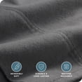 thumbnail image 4 of Juego de Fundas de Almohada de Franela Bare Home 100% Algodón Doble Cepillado Estándar 2 Gris, 4 of 5
