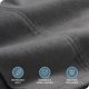 thumbnail image 4 of Juego de Fundas de Almohada de Franela Bare Home 100% Algodón Doble Cepillado Estándar 2 Gris, 4 of 5