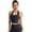 Black, variant on uvwlwu Women's Back Cutout Sports Bra Halter Neck Twisted Cropped Yoga & Workout Tank Top,S