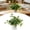 G, variant on 1 Potted Artificial Pothos Hanging Plant Faux Dense Potted Vine in Plastic Pot for Home Shelf Bathroom Kitchen Decor 36cm, Clearance Green