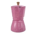 thumbnail image 3 of Latte Mocha Coffee Maker Italian Moka Espresso Cafeteira Percolator Pot Stovetop Coffee Maker 300Ml Pink, 3 of 6