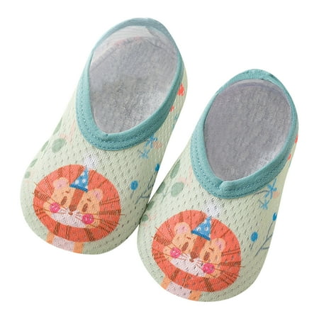 

Boys Girls Socks Toddler Breathable Cartoon Mesh The Floor Socks Barefoot Socks Non-Slip Shoes Baby Daily Footwear Casual First Walking