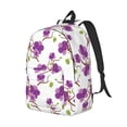 thumbnail image 2 of Balery Orchids Flowers Vintage Canvas Backpack for Men and Women - Large Capacity, Durable Travel Laptop Bag for School, Work, Hiking, and Outdoor Activities, 2 of 7