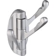 thumbnail image 1 of Gancho giratorio de metal macizo, resistente, plegable, con tres brazos, para colgar toallas o ropa, para baño, cocina, garaje, montaje en pared, níquel cepillado, 1 of 5
