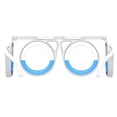 thumbnail image 5 of Gafas antimareos, Gafas para el mareo del coche, Gafas para el mareo, Alivio para el mareo, Gafas antináuseas portátiles ultraligeras, Blanco, 5 of 5