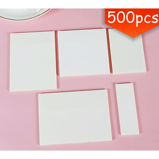 Transparent Sticky Notes/Notepads 3x3 Inch, Waterproof Translucent Multi  Color Memo Sticky Pads, Easy to Post for Home, Office 