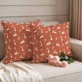 thumbnail image 3 of Outdoor Waterproof Pillow Covers Spring Easter Bunny with Black Bow Decorative Throw Pillow Protectors,Pillowcase Cushion Cases for Patio Sofa Garden Couch,18x18in,Pack of 2, 3 of 14