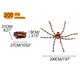 thumbnail image 5 of Halloween Spider Decorations Spider For Indoor Outdoor Halloween Decorations Yard Party House Decorate, 5 of 9