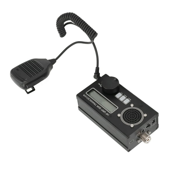 8 Band Transceiver, Shortwave Transceiver, SDR Transceiver SDR 8 Band Full Mode QRP Transceiver with Built in, Lightingaccessories