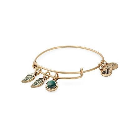Grounded Goldtone Charm Bangle Bracelet