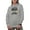 Heather Grey, variant on I Like Orcas and Maybe 3 People, Introvert Orca Lover, White Hooded Sweatshirt or Hoodie, Medium