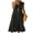 Black, variant on WIFORNT Women Long Dress, Sleeveless Turn-down Collar Button-down Casual Party Summer A-line Dresses for Daily