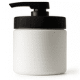 thumbnail image 2 of Royal Massage 16oz Massage Oil/Lotion/Cream Pump Jar with Locking Twist Top (White/Black, 12), 2 of 7