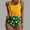 Yellow, variant on Tankini Swimsuits for Women Loose Fit Floral Printed Modest Two Piece Bathing Suits