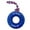 Blue, variant on Heavy Duty Rubber Tire Chew Toy for Aggressive Chewers Medium Large Dogs Durable Pet Teething Ring