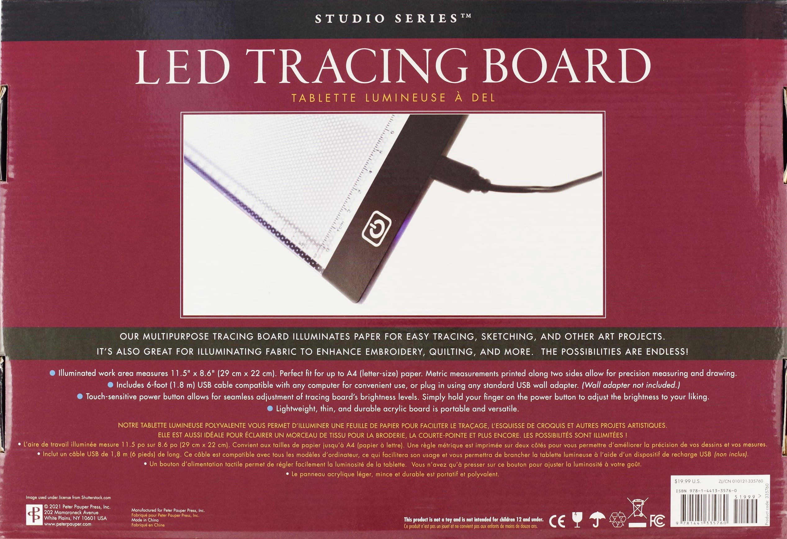 Studio Led Tracing Pad, (Hardcover)