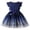 a-Blue18266, variant on VNKIDY Kids Girls Gradient Starry Sky Tulle Dress Flutter Sleeve Crewneck Ribbon Waist A Line Pleated Casual Party Gown For Birthday Festivals Blue 1-2 Years