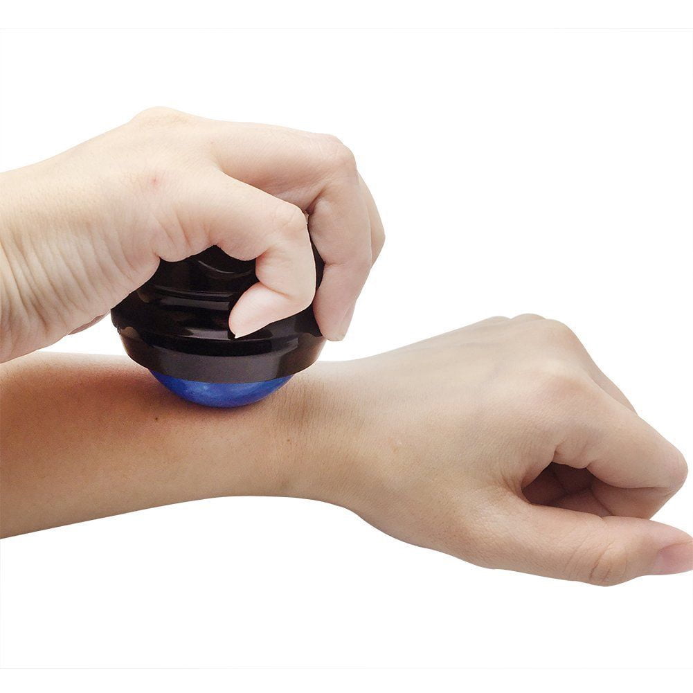 Smiling JuJu 2 Pieces Massage Roller Rolling Ball Head Neck Shoulder Hands Back Leg Thigh Feet