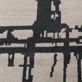 thumbnail image 2 of Hand Knotted Wool Contemporary Modern Area Rugs - 5'X8', Rectangle Shape, Beige Charcoal Color, Classic Traditional Design, Low Pile Handmade Area Rugs For Living Room, Bed Room (N00065), 2 of 9