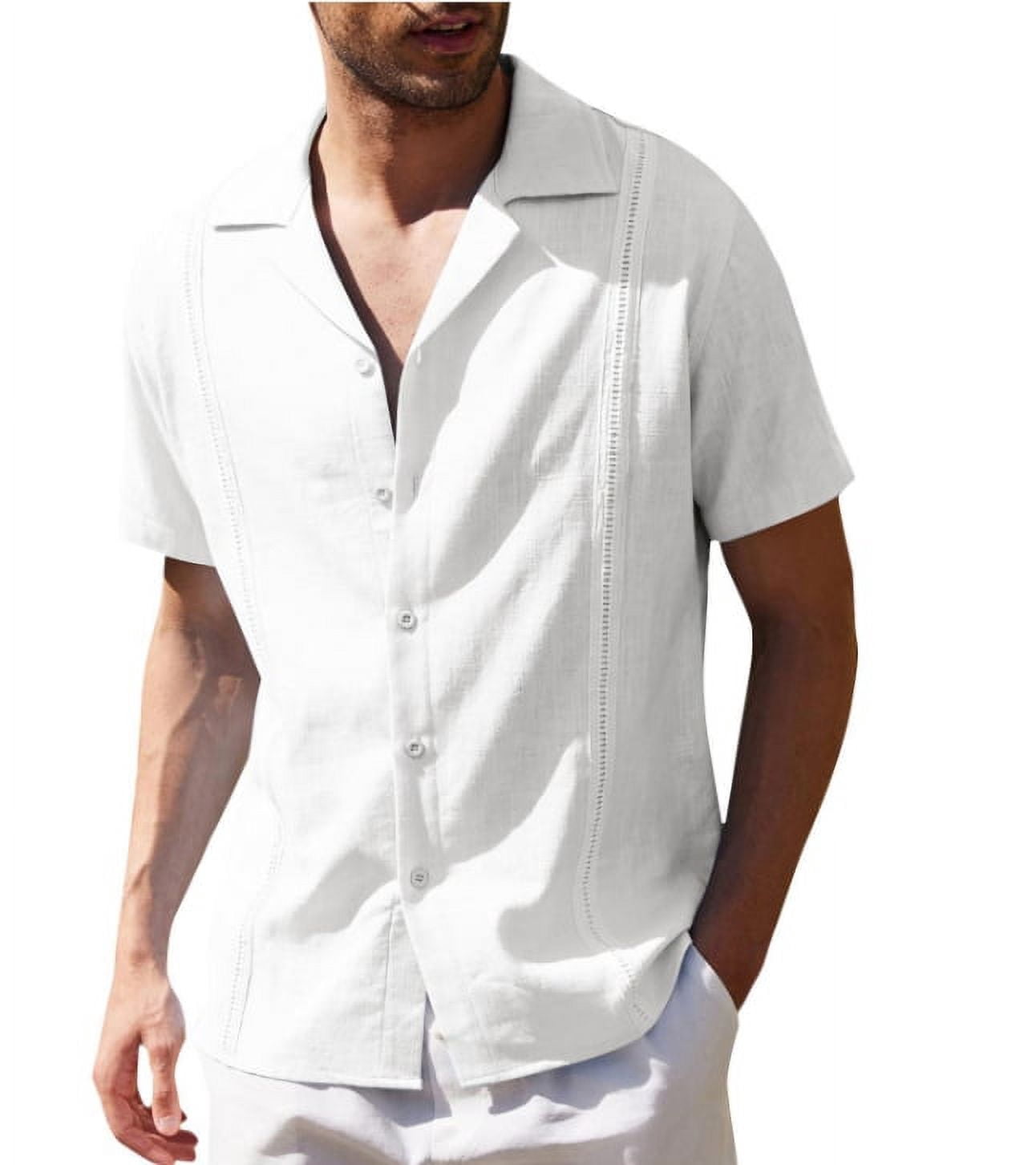 Columbia Men's Super Slack Tide Camp Shirt - Short Sleeve, Moisture-Wicking, UPF 40 Sun Protection, Mint Cay Kona Print, Medium