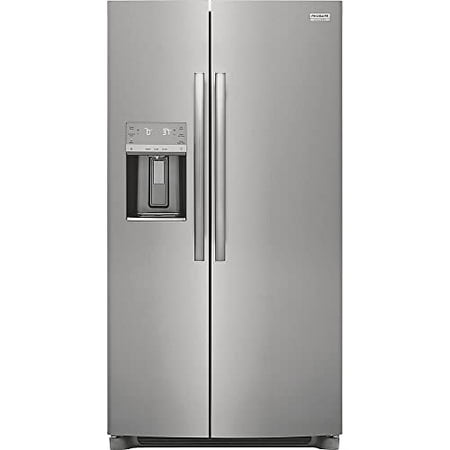 Frigidaire GRSS2652AF 36" Gallery Series Freestanding Side by Side Refrigerator with 25.6 cu. ft. Capacity, 3 Glass Shelves, External Water Dispenser