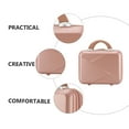 thumbnail image 2 of OULII Petites Valises pour Cosmétiques Voyage Valise Cosmétique Rangement Femmes 1 Ensemble, 2 of 8
