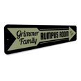 thumbnail image 3 of Rumpus Room Arrow Aluminum Metal Decor Sign - 4x18 inches, 3 of 4
