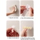 thumbnail image 4 of Soporte De Gancho De Plástico Ganchos de pared multiusos amarillos desmontables sin taladro (paquete de 1) JASKFLY, 4 of 9