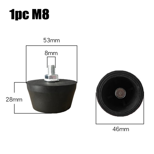 Air Compressor Accessories Air Compressor Foot Pad Shockproof Components Replace M8