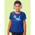 thumbnail image 2 of Dinosaur On Water T-Shirt Juniors -Image by Shutterstock,  x-Large, 2 of 4