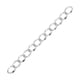 thumbnail image 4 of Cadena de cable de eslabones de metal, cadena extensora de collar retorcida brillante de aluminio a prueba de óxido para joyería DIY, 32,8 pies, plata, 4 of 8