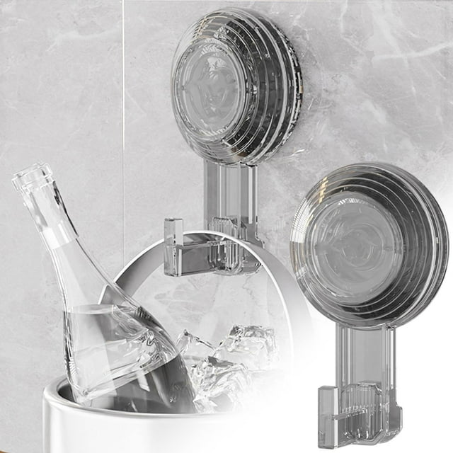 AKEGAMN Clearance! Suction Cup Hook No Punching Vacuum Adhesive Hook Strong Suction Perfect Solution To Storage Problems materials: plastic and silicone materials are selected, which are water-, hea