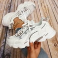 thumbnail image 2 of WILLBEST Women Sneakers Women Lace up Running Shoes Sports Shoes White Sneakers, 2 of 5