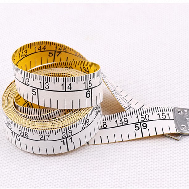 Ruban à Mesurer 1,5 M – Pouce/cm, Souple, Pour Couture Et Mesures Du Corps
