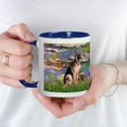 thumbnail image 3 of CafePress - Lilies & G Shep Mug - 11 oz Ceramic Mug - Novelty Coffee Tea Cup, 3 of 3