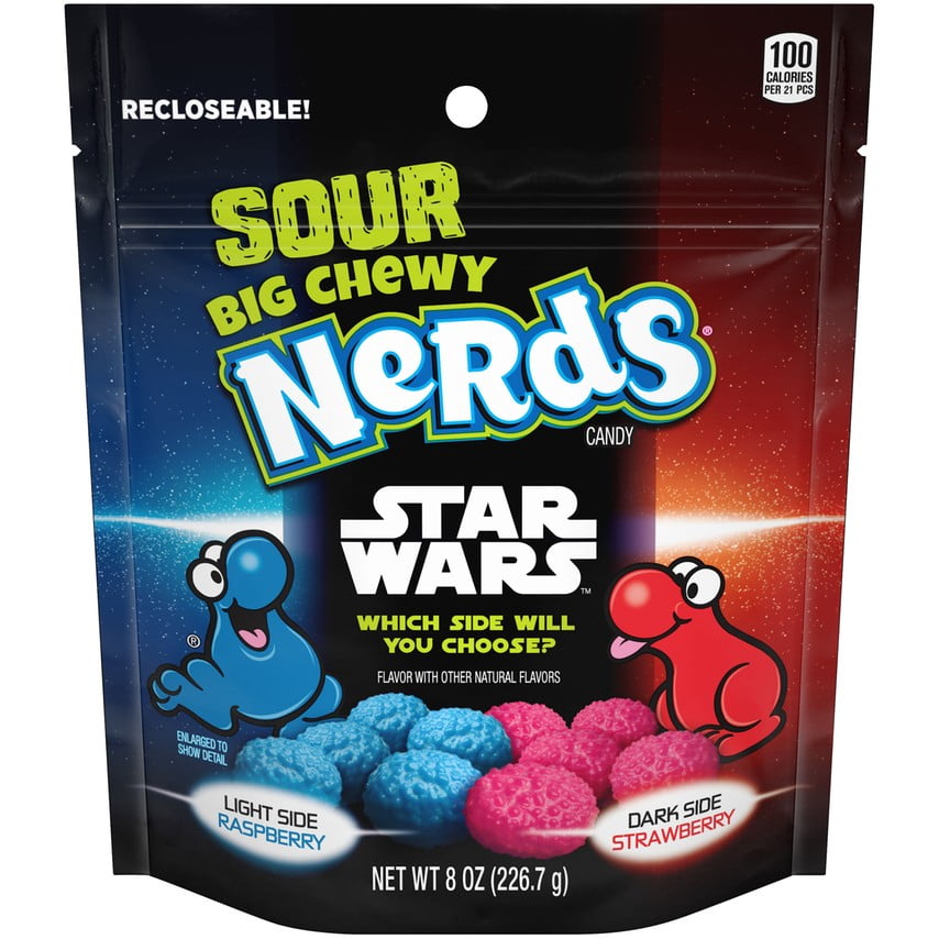 Nerds Sour, Red Cherry & Blue Raspberry Big Chewy Nerds ...