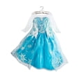thumbnail image 4 of Vestido de princesa Elsa y Anna de Disney Frozen para niñas, disfraz de Cosplay para niños, vestido de baile, fiesta de cumpleaños de Halloween, vestidos elegantes, 4 of 5