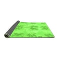 thumbnail image 2 of Ahgly Company Indoor Rectangle Abstract Green Modern Area Rugs, 2' x 5', 2 of 4