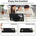 thumbnail image 6 of for Samsung Galaxy S23 Ultra Case with Wristband Strap, PU Leather Phone Case with Ring Stand Case for Samsung Galaxy S23 Ultra ZWD Black, 6 of 18